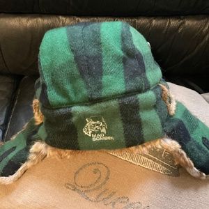 Mad Bomber Green & Black Plaid